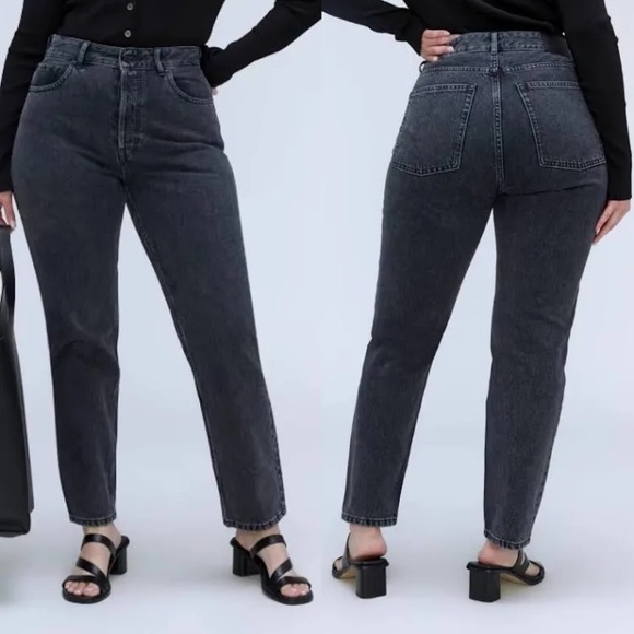 Everlane The Curvy 90s Cheeky straight Cropped organic cotton Women’s size 27 - Picture 1 of 14